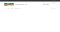 Desktop Screenshot of nationalsignaccounts.com